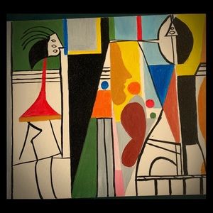 Picasso canvas painting